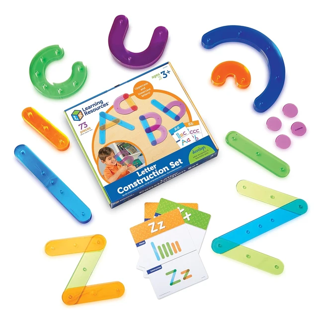 Set de actividades para construcción de letras - Desarrolla habilidades y reconocimiento de letras