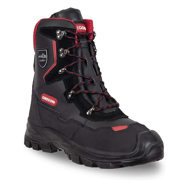 Oregon Yukon Kettensgenschnittschutzstiefel aus Leder Klasse 1 Gre 44 UK