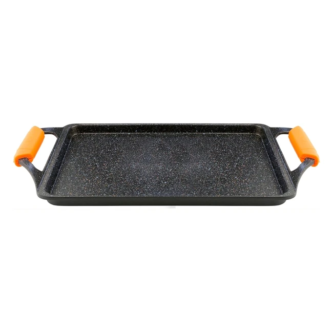 Bandeja Asadora WeCook EcoChef Titanio 37x25cm - Antiadherente Quantanium - Sin PFOA