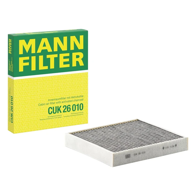 Filtro de Habitáculo Mannfilter CUK 26 010 - Con Carbón Activo