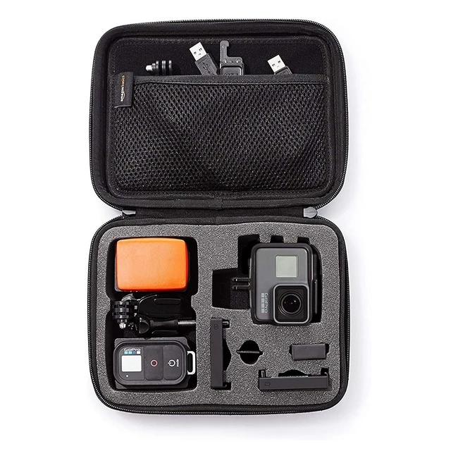 tui GoPro AmazonBasics Ultra-petit Noir Uni - Protgez et Organisez Votre Cam