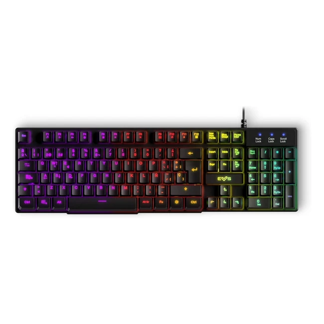 Teclado Gaming Energy Sistem ESG K2 Ghosthunter - USB - Luces LED - AntiGhosting