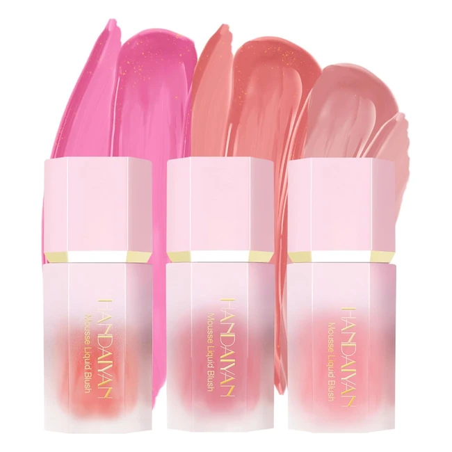 Handaiyan Blush Liquido Crema Leggero Effetto Naturale Fard Lunga Durata Make Up