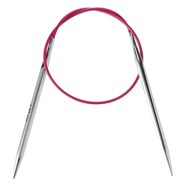 Agujas circulares fijas Knit Pro Nova 40cm x 450mm - ¡Ligeras, resbaladizas y afiladas!