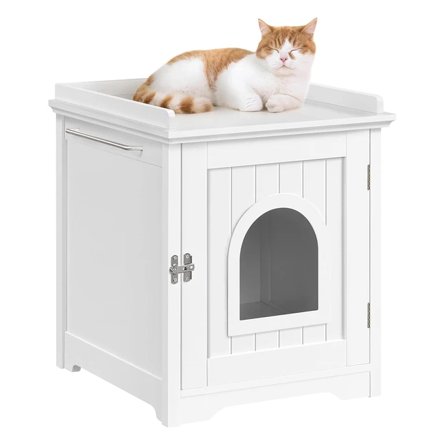 Yaheetech Katzenklo-Schrank mit Einzeltr Katzenhhle groer Stauraum Katz