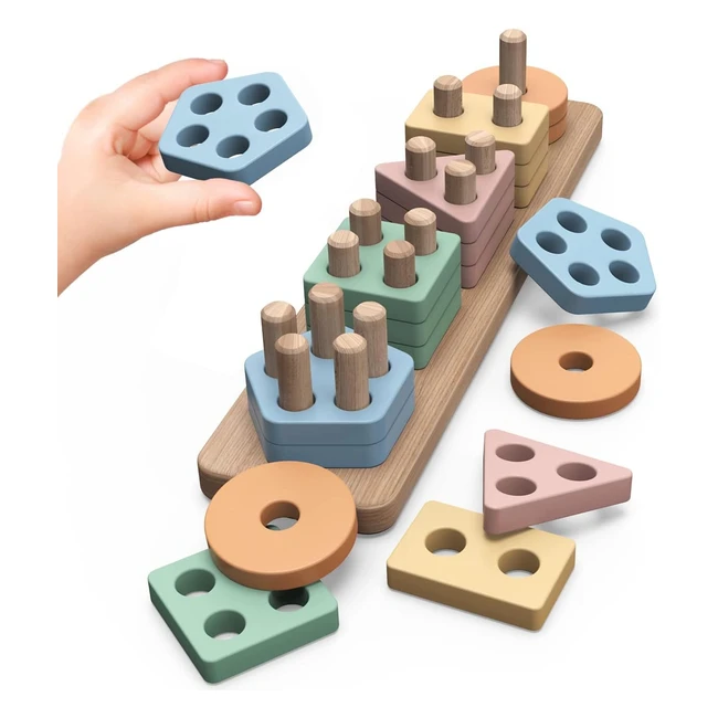 Juguetes Montessori de Madera - Aprendizaje y Diversión para Niños - Joozmui