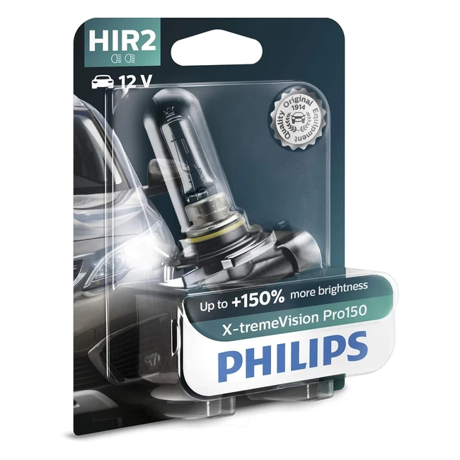 Philips XtremeVision Pro150 HIR2 - Lampe pour clairage avant 150 - Blister de 