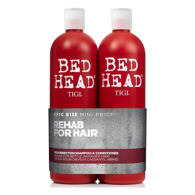 Bedhead by TIGI Resurrection Shampoo & Conditioner Set - Repair & Nourish Brittle Hair