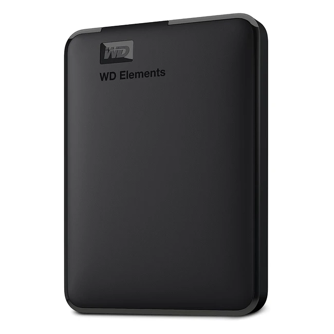 WD Elements Portable Externe Festplatte 4 TB USB 3.0 Plug-and-Play Schwarz