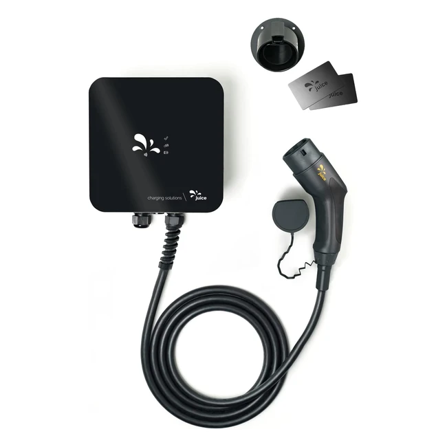 Juice Charger ME Premium Wallbox 11kW 22kW Typ 2 RFID Einfache Installation Wasserdicht Stoßfest