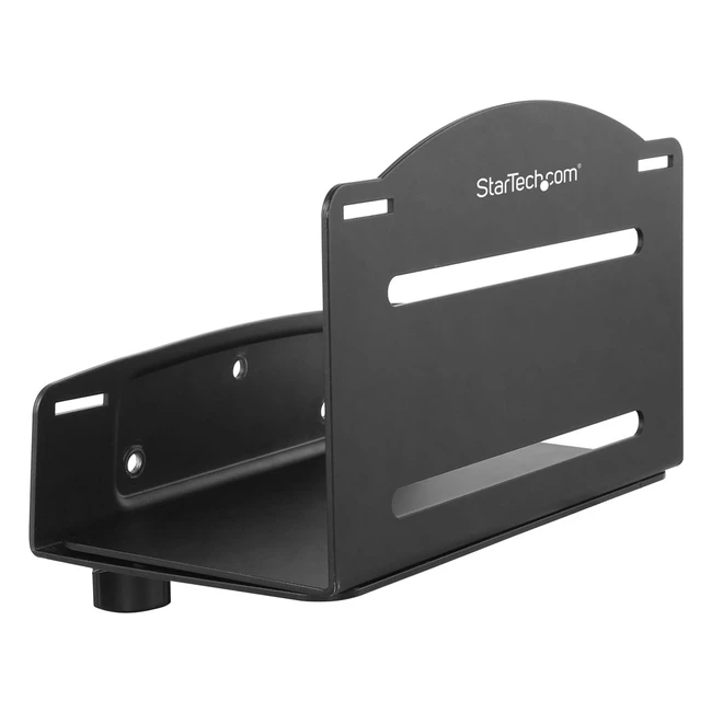 Startechcom Wall Mount CPU Holder Adjustable Width 48in to 83in Metal