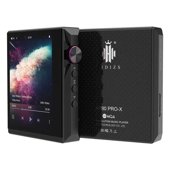 Lecteur de musique portable Hidizs AP80 ProX Bluetooth sans perte DAC ESS9219C M