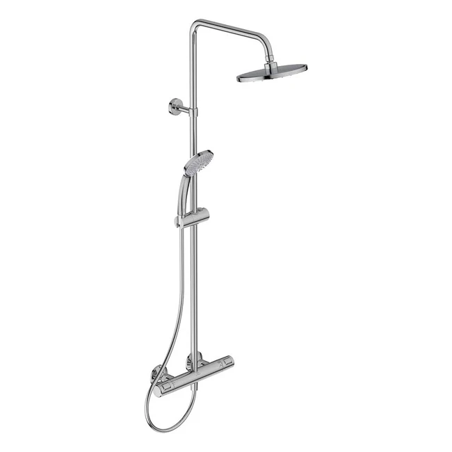 Ideal Standard Ceratherm T25 Thermostatic Dual Shower Mixer Chrome A7209AA - Dur