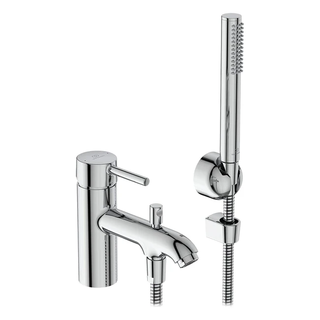 Ideal Standard Ceraline Single Lever Bath Shower Mixer Tap BC191AA Chrome - High