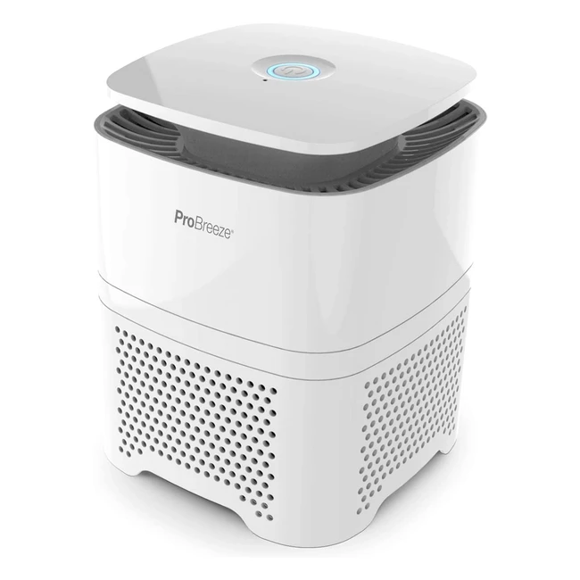 Pro Breeze Air Purifier 4in1 True HEPA Active Carbon Filter - Home Office Allerg