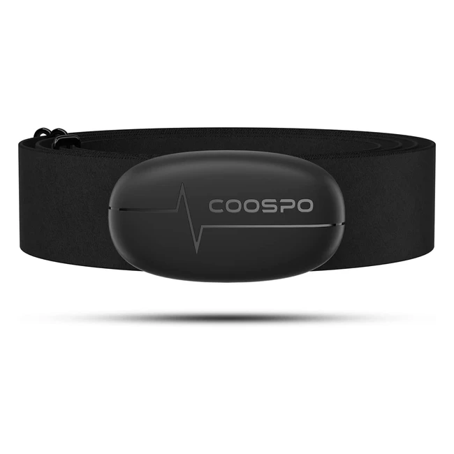 Coospo H6 Capteur de Frequence Cardiaque Bluetooth ANT Moniteur Frequence Cardia