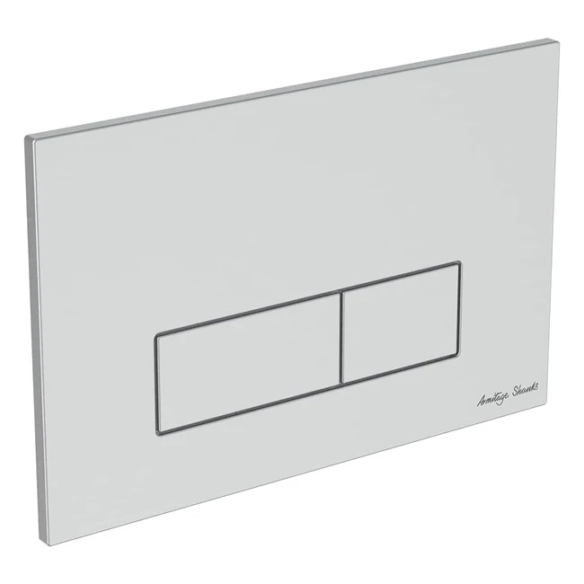 Ideal Standard S0767JG Oleas M2 Toilet Flush Plate - Matt Chrome - Mechanical Actuation