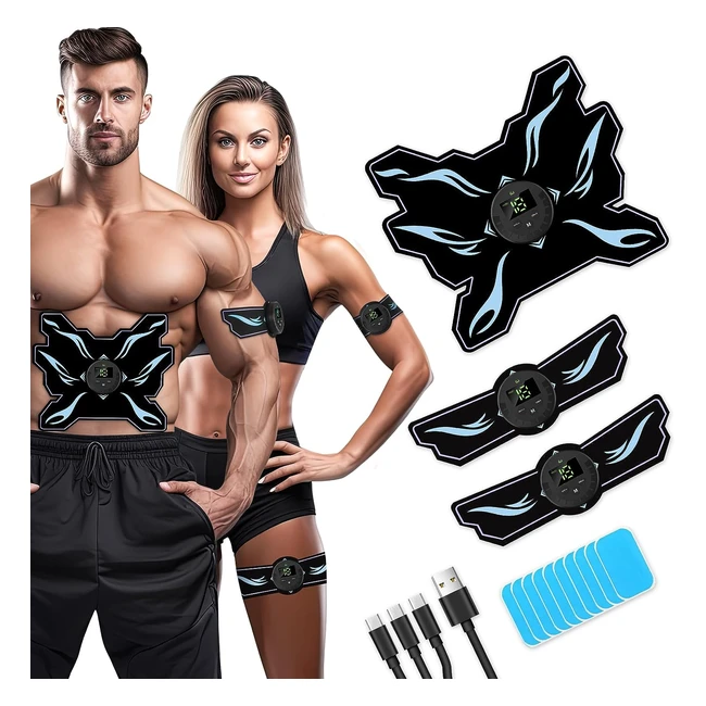 Elettrostimolatore Addominali Professionale EMS - Abs Trainer 8 Modalit 15 Int