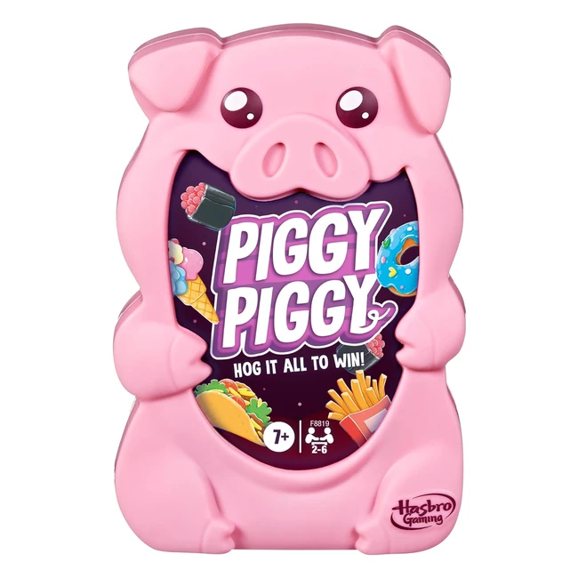 Piggy Piggy Family Card Game - Fast-Paced Fun with Adorable Pig Figures