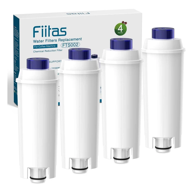 Filtri per macchina caffè Delonghi DLSC002 - Compatibile con serie Magnifica S/ECAM/ESAM/ETAM - 4 pezzi