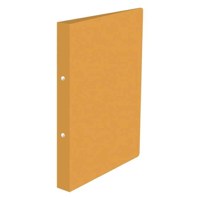 Kangaro Archivador Anillas Naranja PP DIN A4 - 2 Anillas 16mm - Lomo 20mm