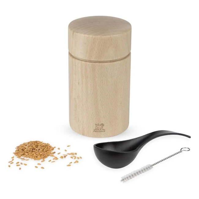 Macinino Semi di Lino Peugeot Naka Plastica Nero - Design Ergonomico