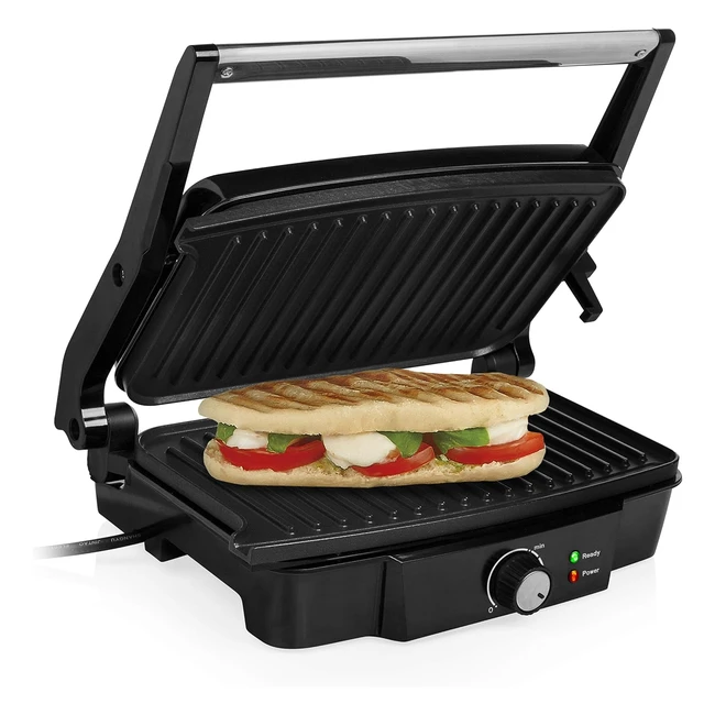 Grill Tristar GR2852 1500W Acciaio Inossidabile Nero - Griglia Elettrica