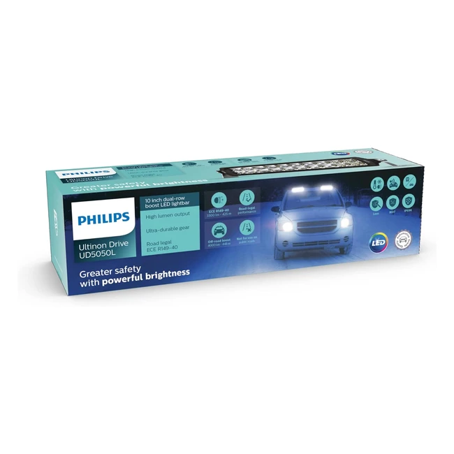 Philips Ultinon Drive 5050L - Rampe LED Feux de Route 12V24V 3300 Lumens