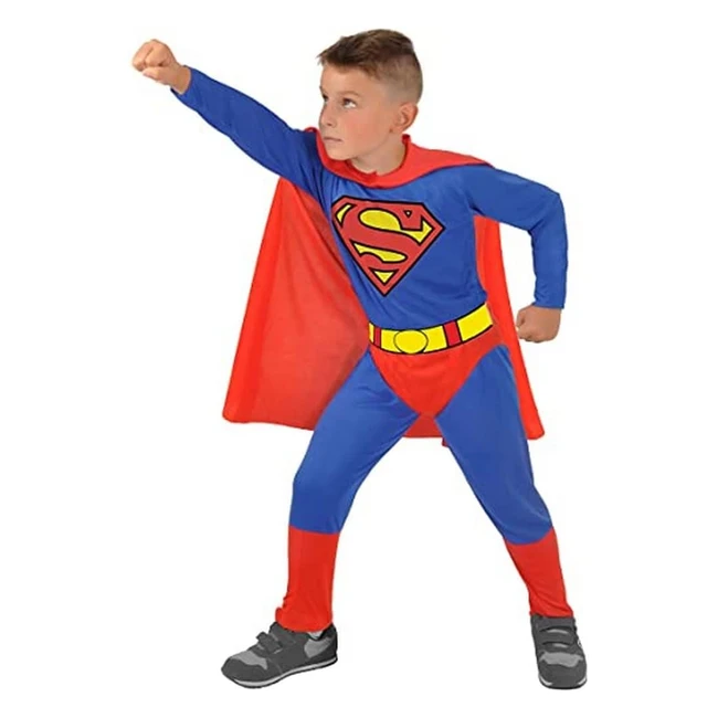 Costume Bambino DC Comics Superman Taglia 34 Blurosso 1167234 - Originale