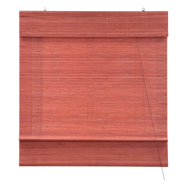 Victoria M Bambus Raffrollo Sonnenschutz Sichtschutz Rollo Seitenzugrollo 110x22