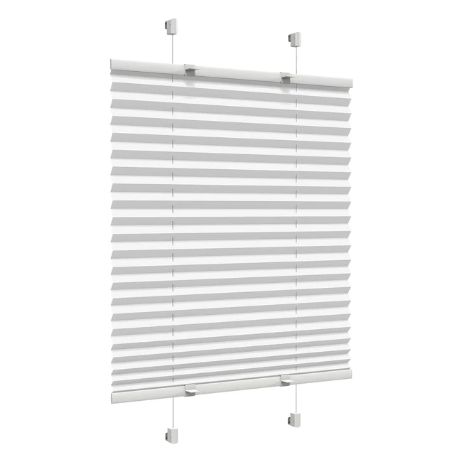 Victoria M Easyfix Plissee Faltrollo Klemmfix 95x150 cm Wei