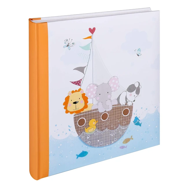 Album fotografico arancione Walther Design 28x305 cm Baby By My Side UK277O