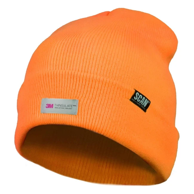 Bonnet haute visibilité Scan Thinsulate - Orange - Taille Unique