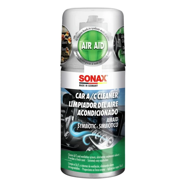 Limpiador Aire Acondicionado Sonax Airaid Simbiótico 100ml - N 03231000544