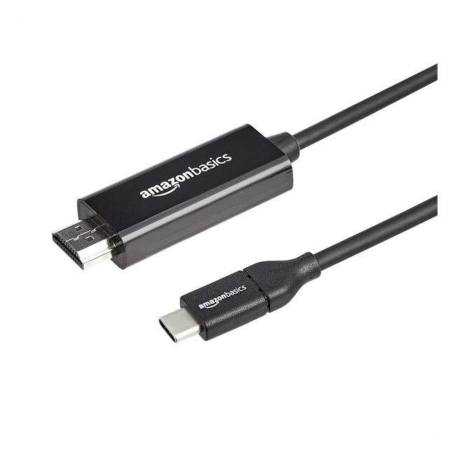 Câble Adaptateur USB-C vers HDMI 4K30 Hz 90 cm Noir - Amazon Basics