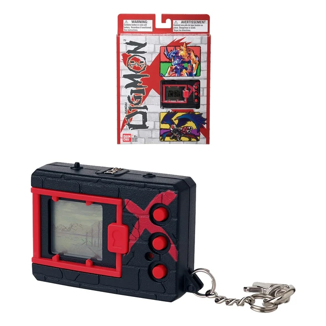 DigimonX Negro y Rojo - Virtual Monster Pet por Tamagotchi Color Rojo Negro 41921NP