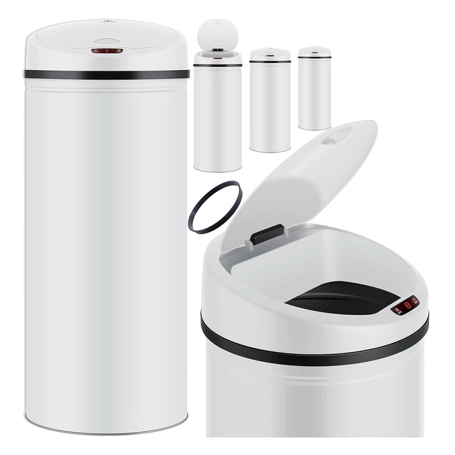 Automatischer Sensor Mlleimer 40L Edelstahl - Kesser ABF40W