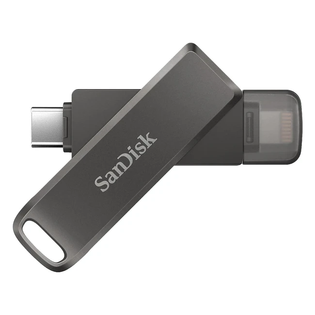 SanDisk iXpand Flash Drive Luxe 256GB CL Lightning et USB TypeC - Double Connect