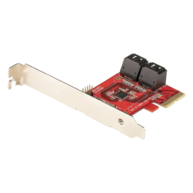 Startechcom SATA PCIe Card 4 Port PCIe SATA Expansion Card 6Gbps