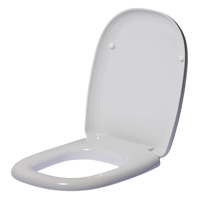 Abattant WC Ideal Standard T663001 - Installation Facile - Résistant - Fixations Incluses