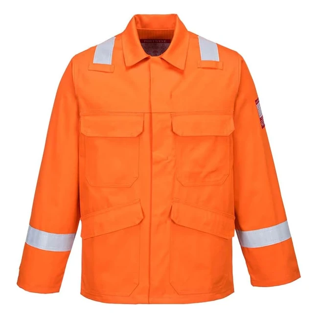 Portwest Bizflame Plus Jacket FR25ORRL Orange Size L Welding Protection