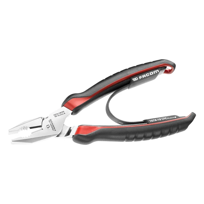 Alicate Universal Facom SC18718CPE - Diámetro Máximo 180mm - Acero Cromo y Vanadio