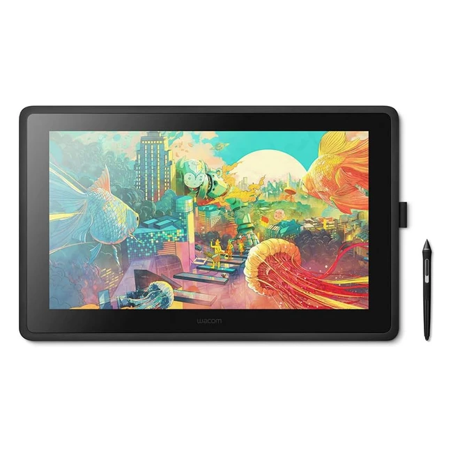 Wacom Cintiq 22 Drawing Tablet  Full HD  Battery-Free Pen  Windows Mac Compat