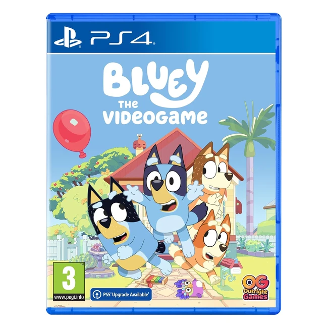 Bluey The Videogame PS4 - Join the Fun with Bluey and Her Family - Interactive E