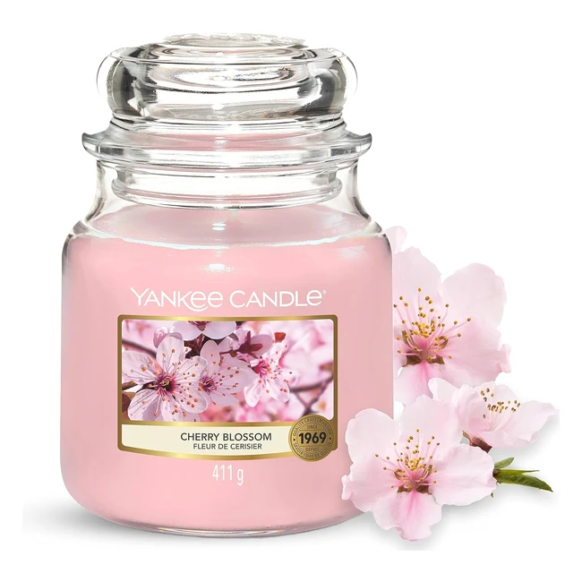 Yankee Candle Frühlingsblüten Duftkerze 623g - Lang anhaltender Duft