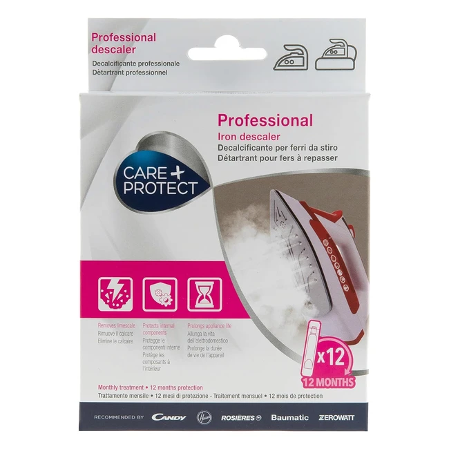 Flacons Détartrant Professionnel Care & Protect - Traitement Mensuel