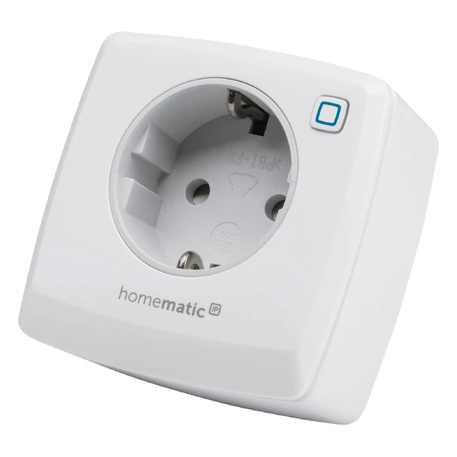 Enchufe Inteligente Homematic IP Smart Home 157338A0 - Control por Voz y App Gratis