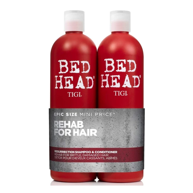 TIGI Bed Head Urban Antidotes Resurrection Repair Shampoo & Conditioner Set 750ml