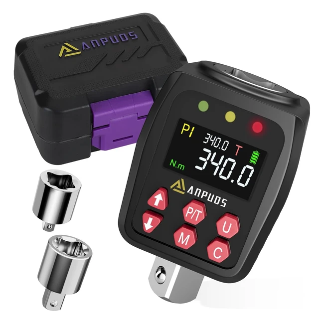 Adaptateur de couple numrique 12 17340Nm cl dynamomtrique numrique avec 