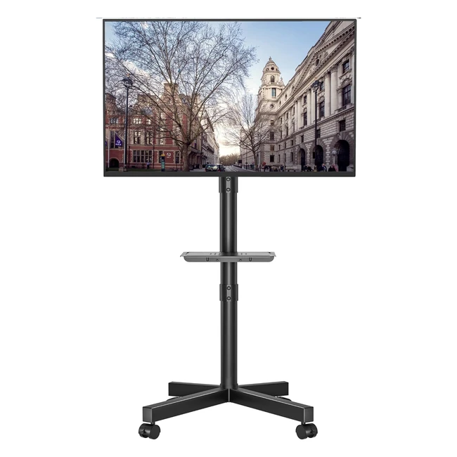 Support TV Bontec Roulettes Mobile pour TV 23-60 VESA 400x400mm